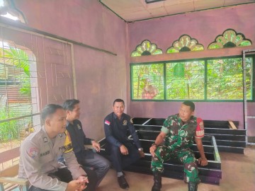 Babinsa Koramil 406-04/Muara Lakitan dan Bhabinkamtibmas Tingkatkan Sinergi di Desa Wonosari