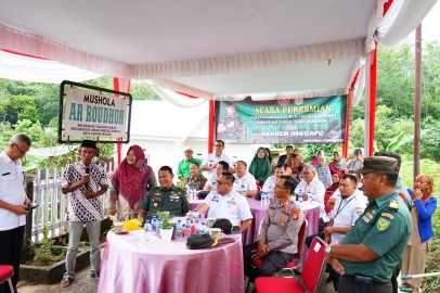 Kodim 0406/Lubuk Linggau Melaksanakan Peresmian Program Pembangunan RTLH