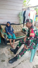 Sertu Ma’rufi jalin komsos dengan masyarakat desa binaan