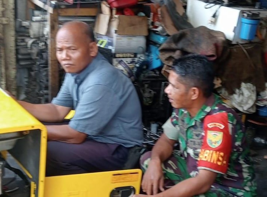 KOPTU RIWANTO F. SIMANJUNTAK LAKUKAN KOMUNIKASI SOSIAL DAN SILATURAHMI