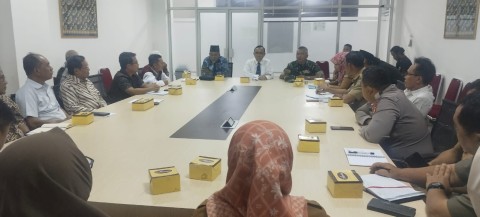 Danramil 406-08/Lubuk Linggau Hadiri Rapat Koordinasi Permasalahan Gereja Katolik