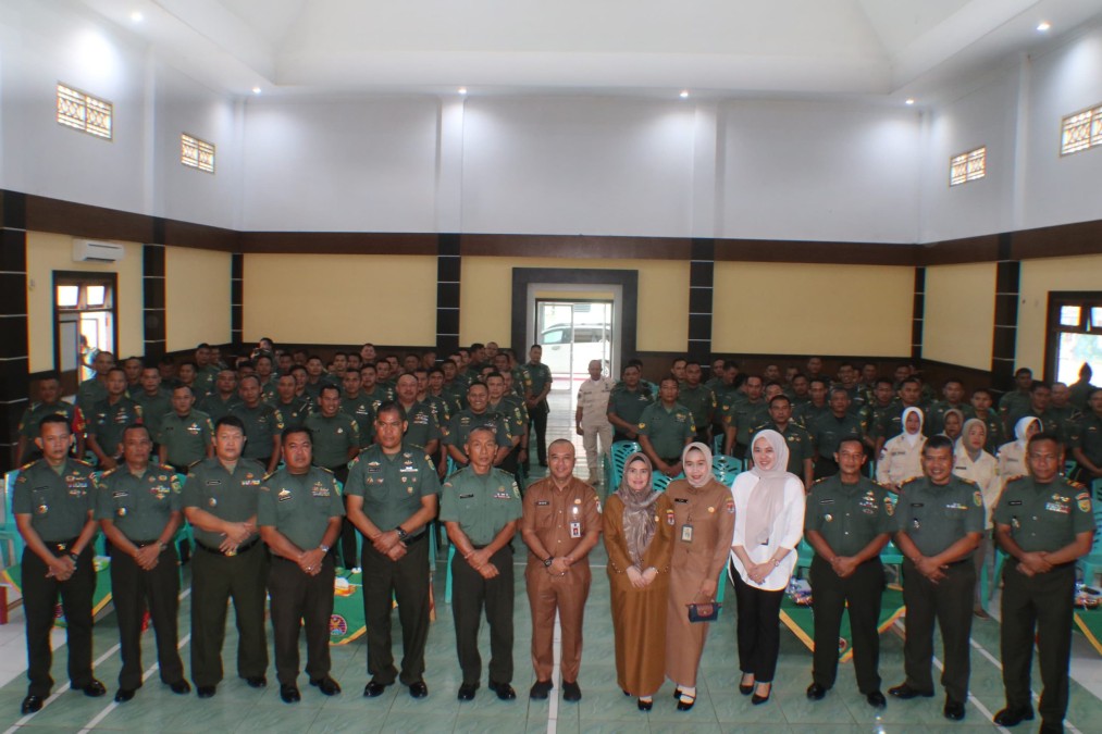 Kasdim Mayor Inf Khairul Ansori Pimpin Rapat Anggota Tahunan (RAT) Koperasi Kartika Garuda Kodim 0406/Lubuklinggau