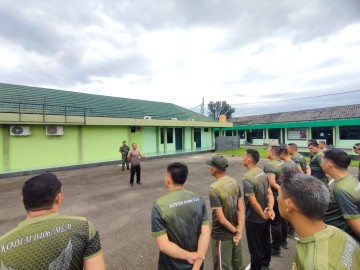 Kodim 0406/Lubuklinggau Gelar Olahraga Bersama untuk Jaga Kesehatan Prajurit