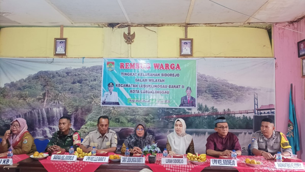 Babinsa Koramil 406-08/Lubuklinggau Sertu Amdan Hadiri Kegiatan Musrenbang