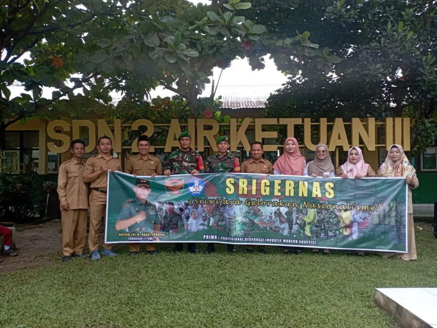 BABINSA KORAMIL 406-06/TUGUMULYO LAKSANAKAN SRIGERNAS DI SD NEGERI 2 KETAUN JAYA