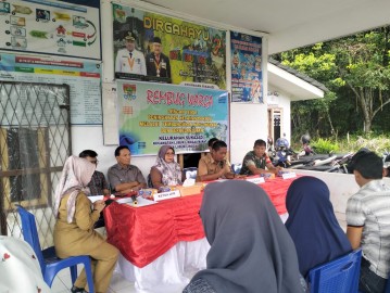 Babinsa Koramil 406-08/Lubuk Linggau Hadiri Musrenbang di Wilayah Binaan.