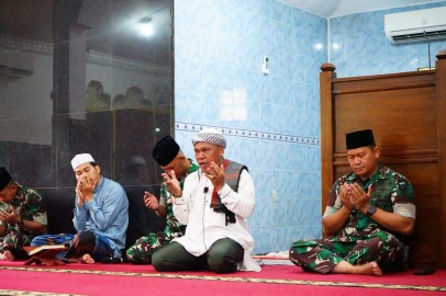 Kodim 0406/Lubuk Linggau Menggelar Acara Peringatan Isra Mi’raj Nabi Muhammad SAW