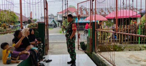 Babinsa Koramil 406-08/Lubuk Linggau Ingatkan Pentingnya Menjaga Kesehatan Anak