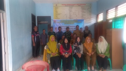 Babinsa Koramil 406-08/Lubuk Linggau Hadiri Kegiatan Peningkatan Ketahanan Kota Melalui Pembangunan Yang Merata.