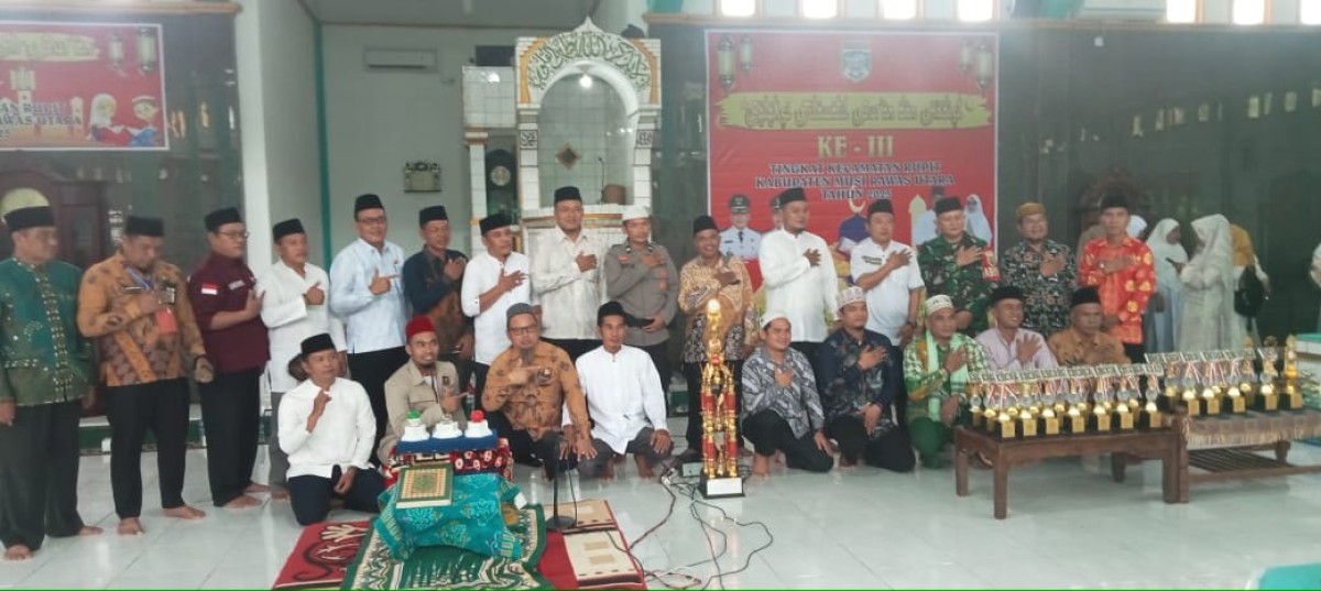 Babinsa Koramil 406-03/Rupit Hadiri Pembukaan MTQ Tingkat Kecamatan Rupit