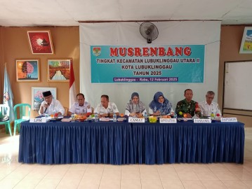 Sertu M. Tarhib Hadiri Rapat Musrenbang Tingkat Kecamatan.