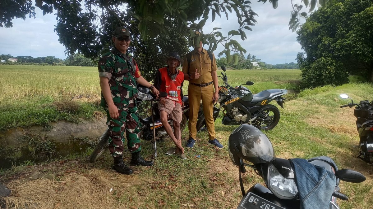 Serka Anca Jalin Komunikasi dengan Masyarakat dan Perangkat Desa Bangunsari