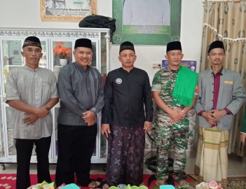 Danramil 406-04/Muara Lakitan Hadiri Pengajian Ahirusannah di Pesantren Salafiyah Syafi’iyah Sunan Kalijogo