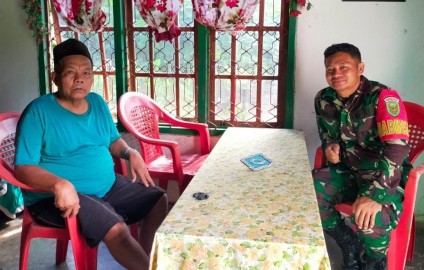 Komunikasi Sosial Babinsa Koramil 406-05/Muara Kelingi Tingkatkan Fungsi Teritorial