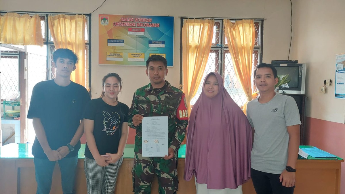 Babinsa Koramil 406-08/Lubuklinggau Mendamaikan Perselisihan Warga dengan Aman