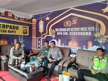 BABINS KORAMIL 406-03/RUPIT MELAKSANAKAN POS PAM KETUPAT 2025