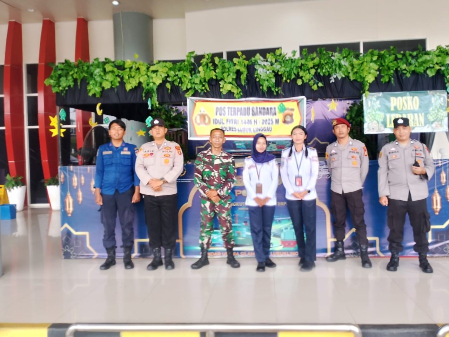 Pastikan Aktivitas Selama Idul Fitri Aman dan Kondusif Personil Pengamanan Pos Lebaran Tetap Siaga