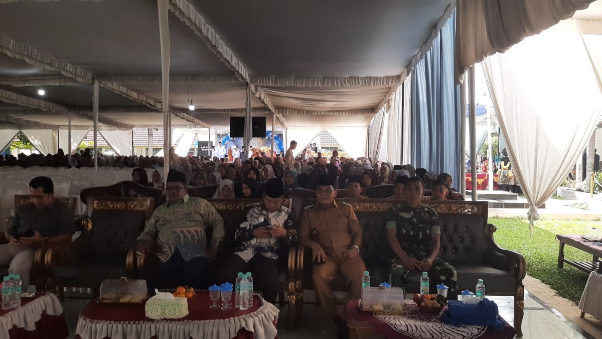 Danpos Ramil 406-04/Muara Lakitan Hadiri Acara Pelepasan Siswa Kelas 12 SMA Negeri Megang Sakti