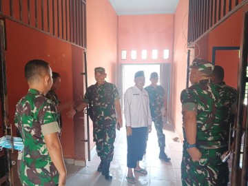 Danramil 406-03/Rupit Beserta Danramil Wilayah Muratara Dampingi Kegiatan Aslog Kasdam II Sriwijaya dan Rombongan