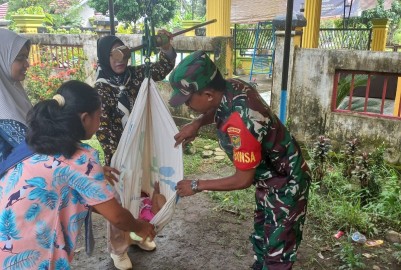 Babinsa Hadir dalam Kegiatan Posyandu Merupakan Wujud Kepedulian TNI terhadap Kesehatan Masyarakat