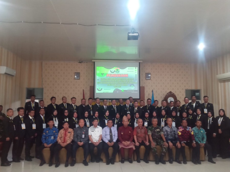 Danramil 406-08/Lubuk Linggau Hadiri Pelantikan ASN Golongan III dan Pembukaan PKA dan PKP di BKPSDM