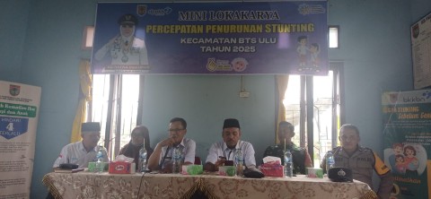 Koramil 406-05/Muara Kelingi Laksanakan Monitoring Program Penurunan Stunting di Kecamatan BTS Ulu.