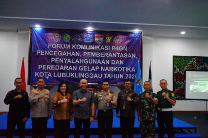 KEPALA STAF KODIM 0406/LUBUKLINGGAU HADIRI RAPAT FORKOM P4GN KOTA LUBUKLINGGAU