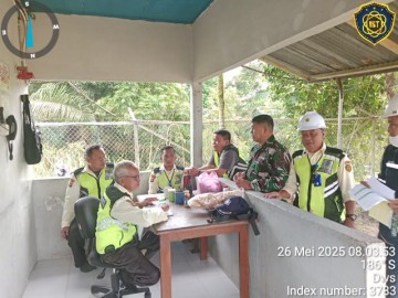 Serka Badiantoro Himbau Pekerja di Desa Belani untuk Utamakan Keselamatan Kerja