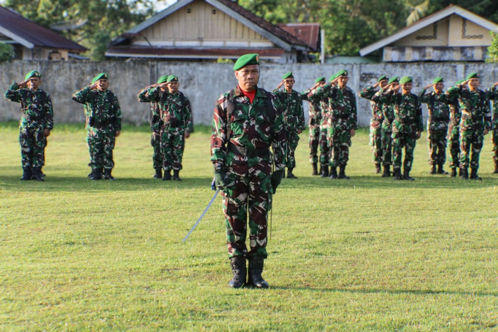 Kodim 0406/Lubuklinggau Gelar Upacara Bendera 17-an, Dandim Sampaikan Pesan Pangdam II/Sriwijaya