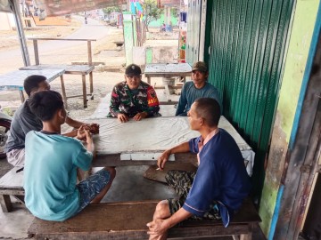 Babinsa Koramil 406-01/Rawas Ulu Laksanakan Kegiatan Penanggulangan Karhutla