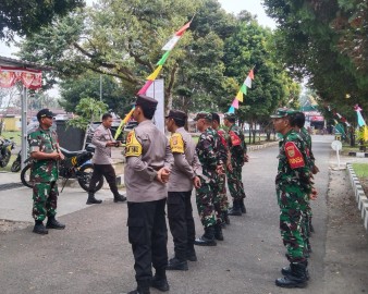 Koramil 406-10/Lubuklinggau Timur Gelar Sosialisasi Penanggulangan Karhutla Bersama Polsek Lubuklinggau Timur