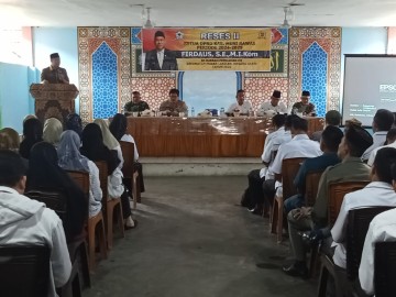 Danramil 406-04/Muara Lakitan Hadiri Acara Reses II Ketua DPRD Kabupaten Musi Rawas