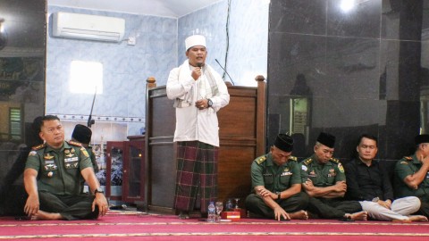 Kodim 0406/Lubuk Linggau Peringati Maulid Nabi Muhammad SAW 1447 H / 2025 M “Membangun Karakter Personel TNI Melalui Sunnah Rasulullah”