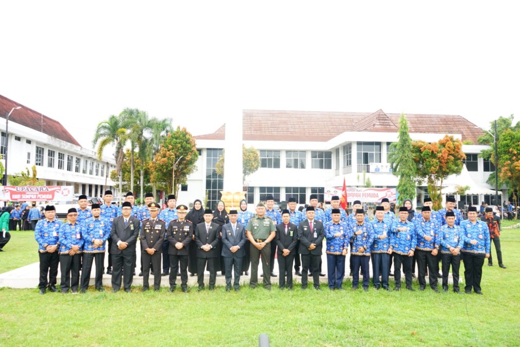 DANDIM 0406/LUBUKLINGGAU HADIRI UPACARA PERINGATAN HARI SUMPAH PEMUDA KE-97 TAHUN 2025