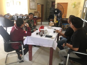 Babinsa Koramil 406-03/Rupit Gelar Komsos di Kantor Desa Lawang Agung