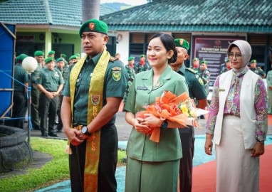 Kodim 0406/Lubuklinggau Gelar Acara Penyambutan dan Pelepasan Dandim