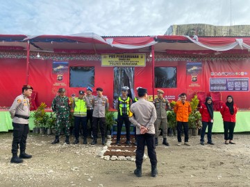 Babinsa Koramil 406-01/Rawas Ulu Laksanakan Apel Pagi PAM Nataru