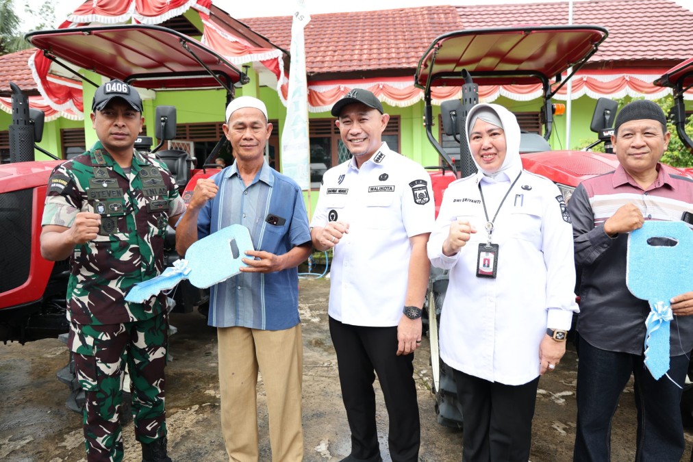 Dandim 0406/Lubuklinggau Bersama Forkopimda Ikuti Vicon Panen Raya dan Pengumuman Swasembada Pangan Bersama Presiden RI