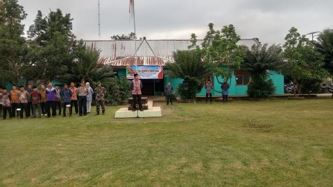 Babinsa Koramil 406-06/Tugumulyo Hadiri Peringatan Hari Desa Nasional