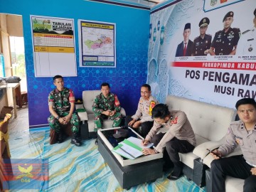 Koptu Hadi Laksanakan PAM Idul Fitri di Pos PAM Karang Jaya