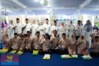 Komandan Kodim 0406/Lubuklinggau Hadiri Acara Buka Bersama dan Pemberian Santunan Beras untuk Anak Panti