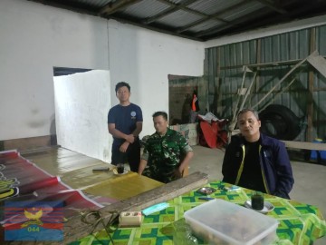 Babinsa Koramil 406-03/Rupit Laksanakan Patroli Siskamling di Desa Rantau Jaya