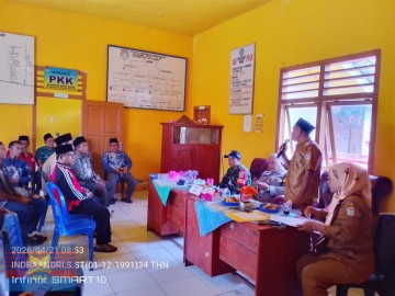 Babinsa Koramil 406-01/Rawas Ulu Hadiri Undangan Silaturahmi Bersama Lurah Kecamatan Ulu Rawas