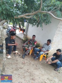 Babinsa Koramil 406-09/Terawas Ingatkan Bahaya Judi Online dan Narkoba kepada Warga Binaan